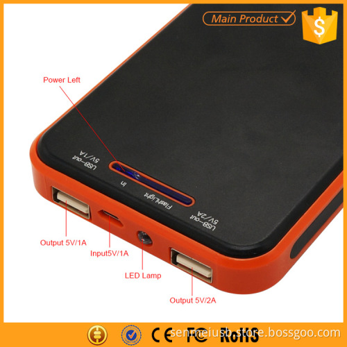 Waterproof Shockproof Solar Charger Power Bank 55000mAh for Mobile Phone